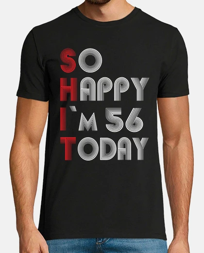 T-shirt 56 compleanno