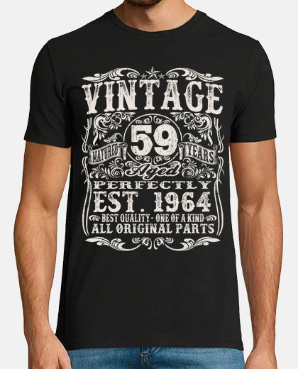 T-shirt 59 anni - migliore dad del 1964