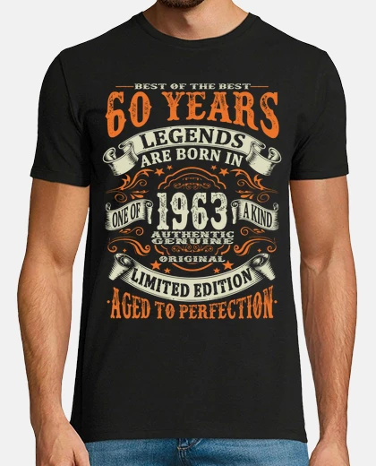 T-shirt 60 anni - 1963