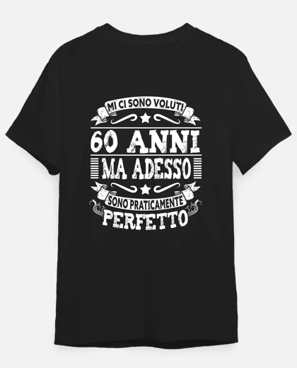 T-Shirt Uomo 50 Anni – “50 Anni Fa Ero Una Volta Il Più Veloce” – Divertente Maglietta Compleanno 50° – BINYA