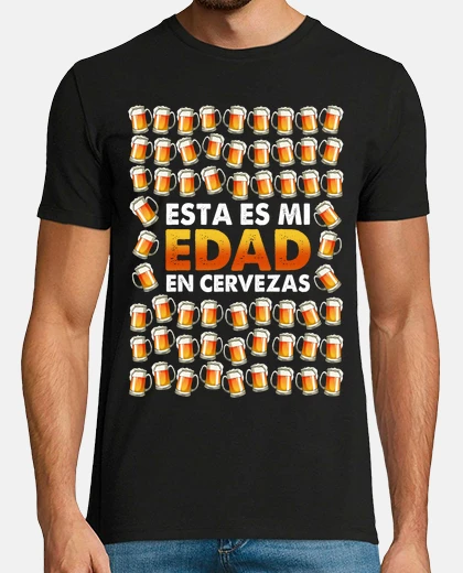 Camiseta 60 Cervezas Regalo Cumpleaños 60 Años Cerveza Alcohol Graciosa