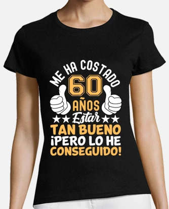Playeras de cumpleaños 60 hotsell