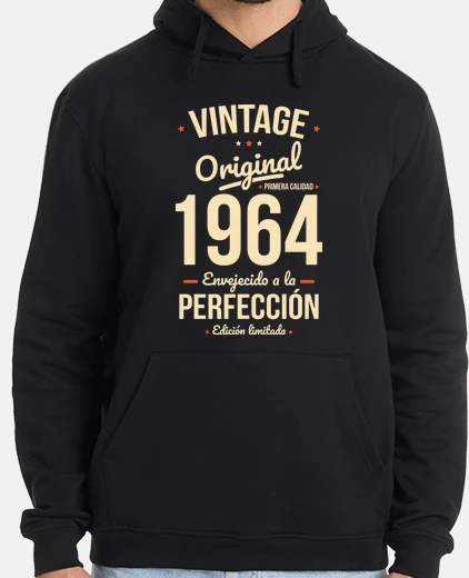 Sudadera 60 Cumpleanos Vintage Original 1964