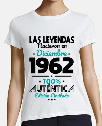 Playera 60 years - legends december 1962