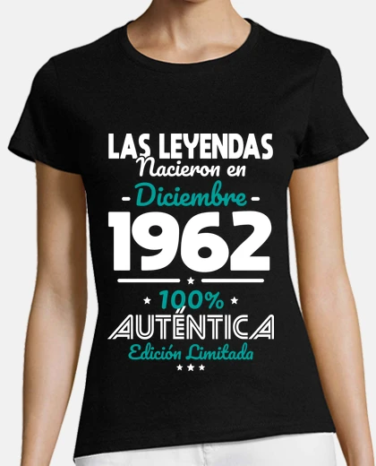 Playera 60 years - legends december 1962