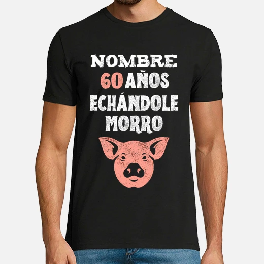 60 años echándole morro personalizable