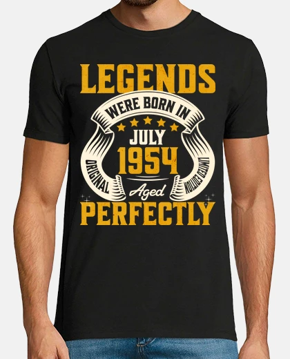 T-shirt 70 Anni Compleanno Luglio Annata 1954