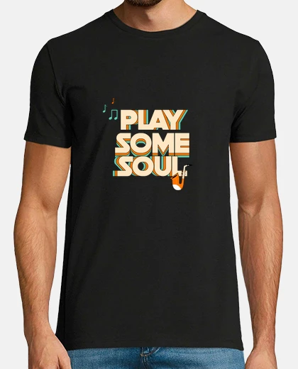 Playera 70s aesthetic jazz saxophone design