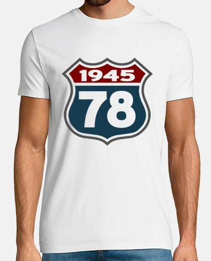 Camiseta 78 cumpleaños - aniversario 1945