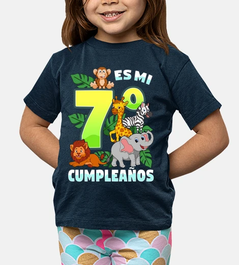 Ropa 7th birthday jungle animals 7 years
