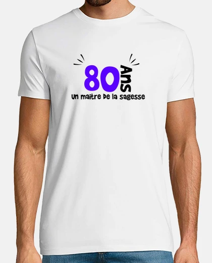 T-shirt 80 anni di anniversario