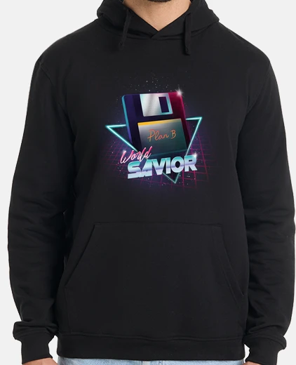 Sudadera 80's world savior