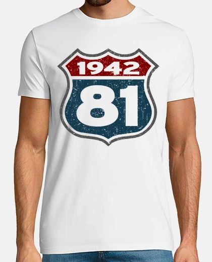 T-shirt 81 anni - nato nel 1942