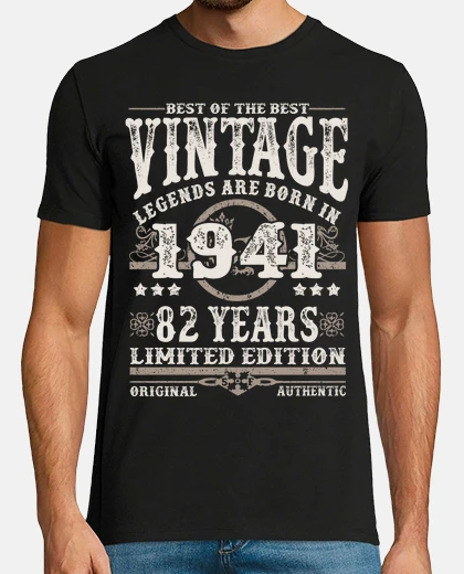 T-shirt 82 anni - eye ace nel 1941