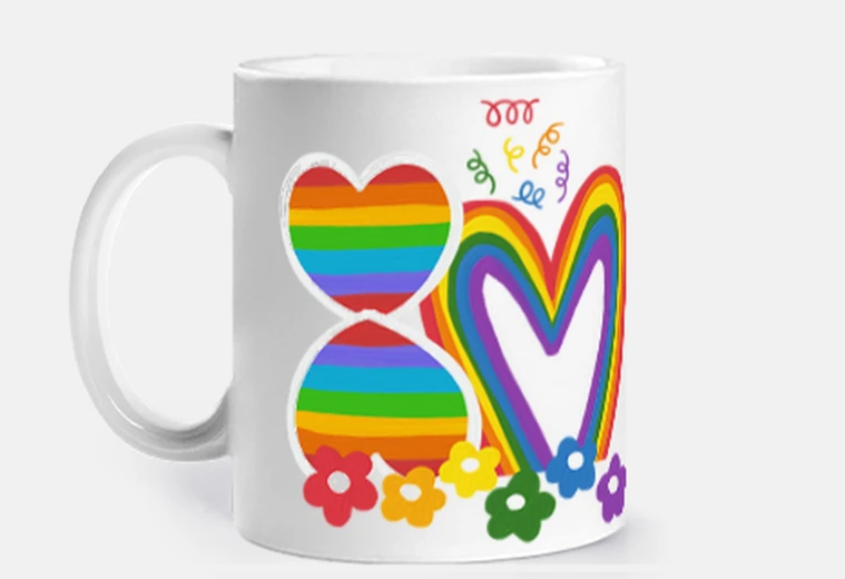 Cup 8m rainbow mug