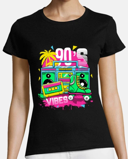 Tee-shirt 90s vibes 1990s années 90 cassette vint
