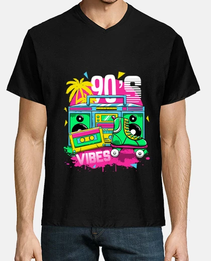 Camiseta 90s vibes 1990s noventa cinta de casete