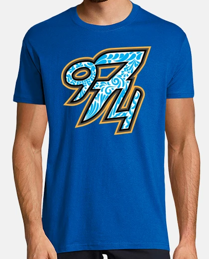T-shirt 974 motivo