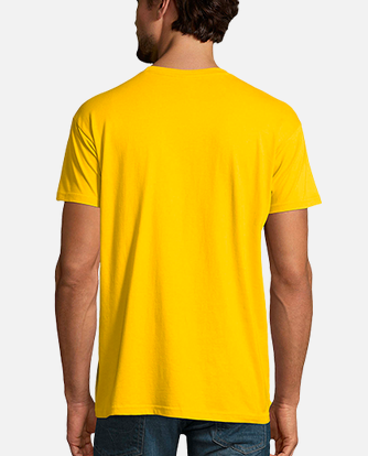 Camiseta amarilla - silueta negra