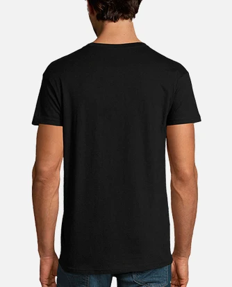 Camiseta básica hombre negra