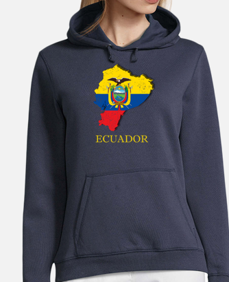 Sudadera brasil woman mapa 3d bandera nombre