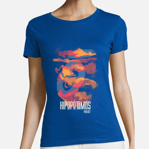  hipopótamos art mujer - colores oscuros