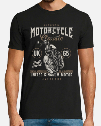 Afskrække Aktiv Sanctuary motorcycle vintage biker uk 1965 t-shirt | tostadora