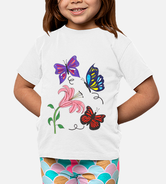 Etiqueta Ropa Niña Mariposas