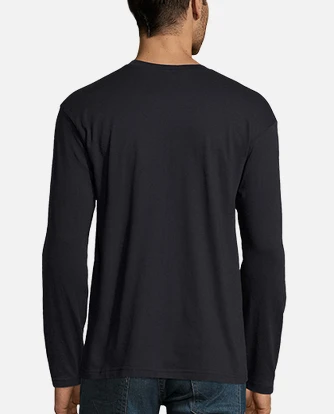 T shirt discount longue manche garcon