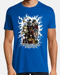  tee shirt  bleue wod gars