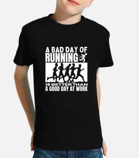 Kids A Bad Day Of Running Funny Marathon