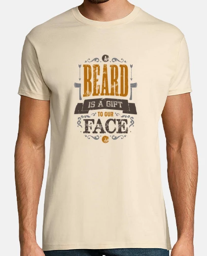 Tee-shirt A BEARD IS A GIFT TO OUR FACE tshirt homme