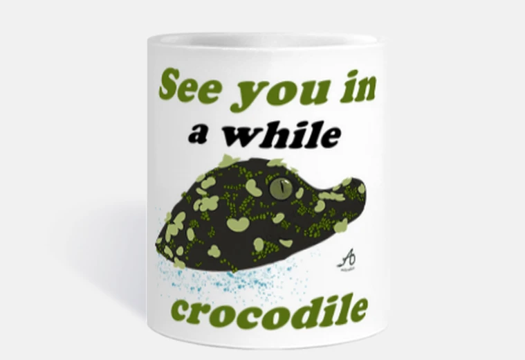 Mug à bientôt mug crocodile