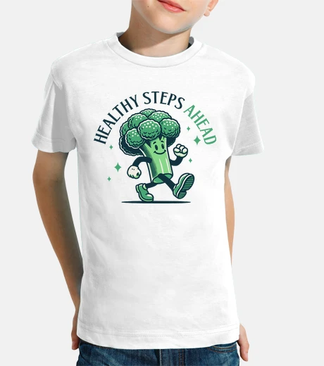 Ropa a cartoon broccoli walking
