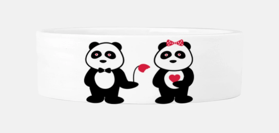 Mascotas a couple of pandas lovers