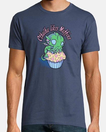 T-shirt A Cthulhu piacciono i muffin