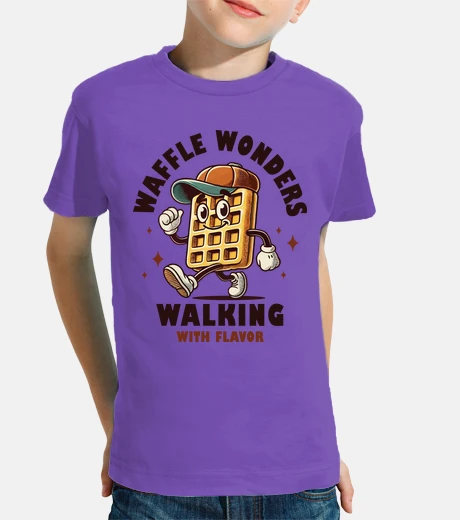 Ropa a cute cartoon waffle food