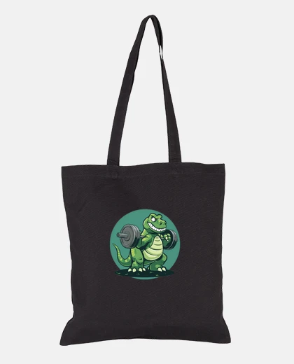 Bag A Gigantic Green Dinosaur Lifting Heavy