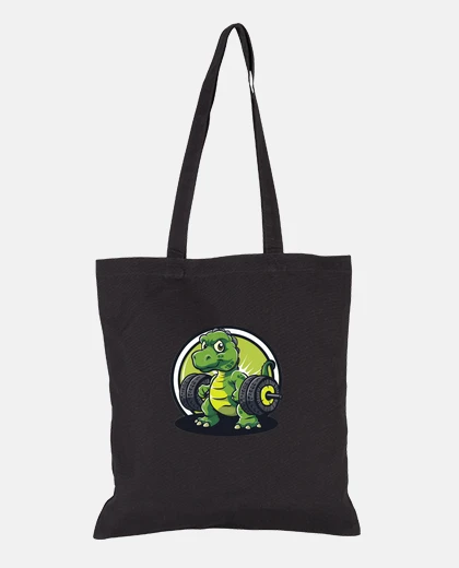 Bag A Gigantic Green Dinosaur Lifting Heavy
