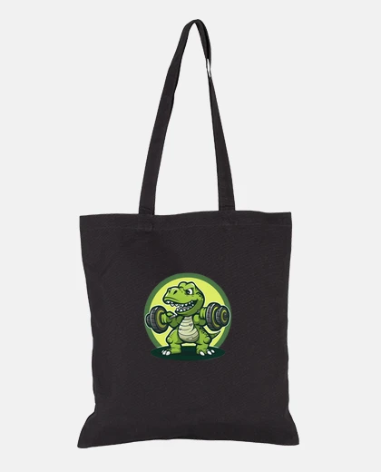 Bag A Gigantic Green Dinosaur Lifting Heavy