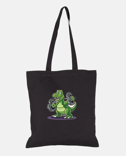 Bag A Gigantic Green Dinosaur Lifting Heavy
