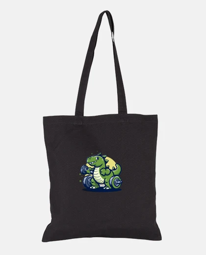 Bag A Gigantic Green Dinosaur Lifting Heavy