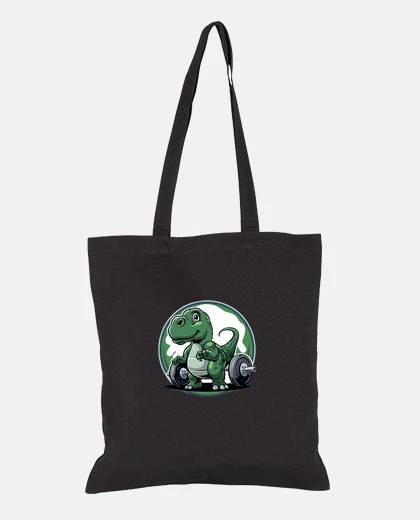 Bag A Gigantic Green Dinosaur Lifting Heavy