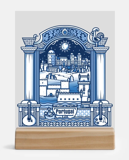 Metacrilato À la découverte du Portugal bleu