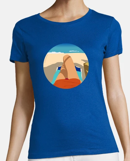 Tee-shirt à la plage