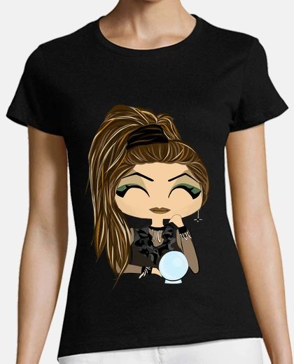 Tee-shirt à les ka bille de cristaux