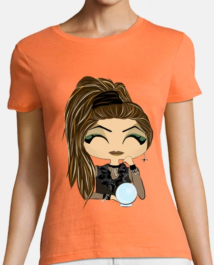 Tee-shirt à les ka bille de cristaux