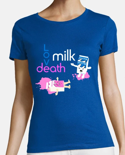 Playera A love, death and milk history