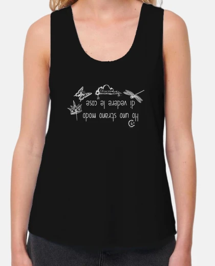 T-shirt A modo mio | top, nero
