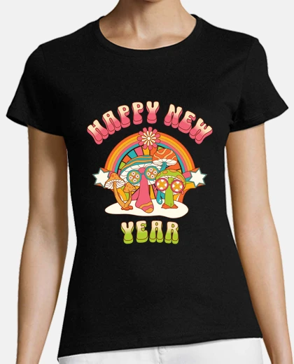 Playera a mushroom happy new year design